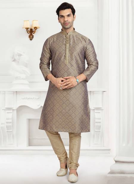 Tesser Colour Traditional Wear Jacquard silk Kurta Pajama Mens Collection 1232